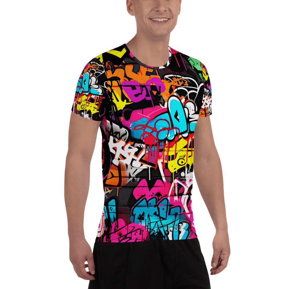 Sport T-Shirt für Herren "Graffiti" - Artexio