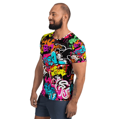 Sport T-Shirt für Herren "Graffiti" - Artexio