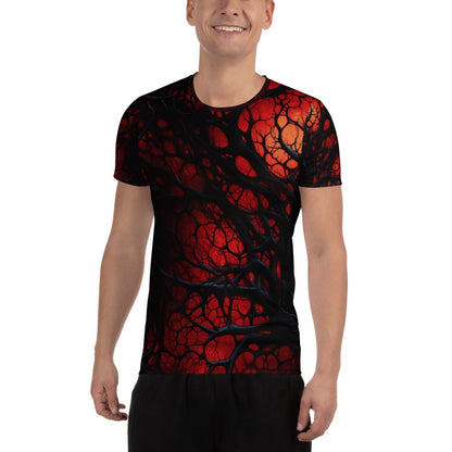 Sport T-Shirt für Herren "Inferno of Shadows" - Artexio