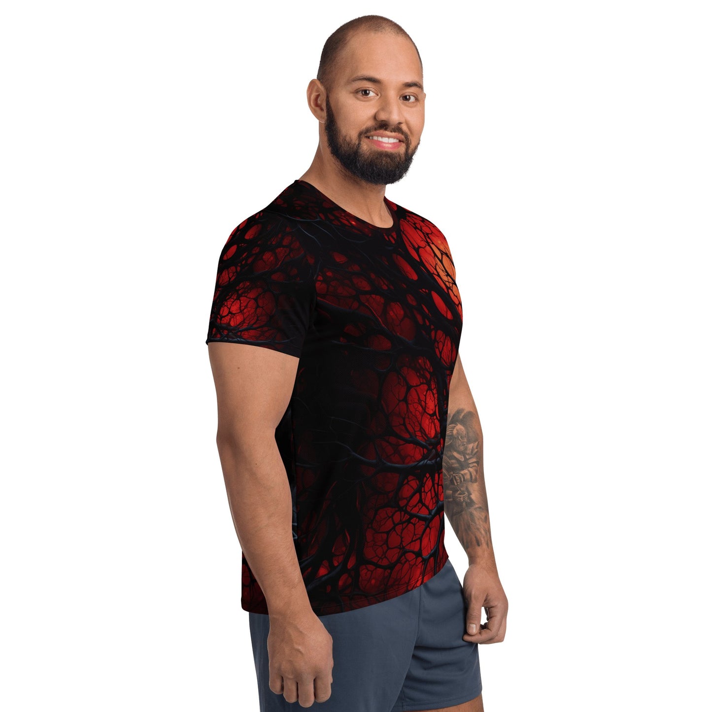 Sport T-Shirt für Herren "Inferno of Shadows" - Artexio