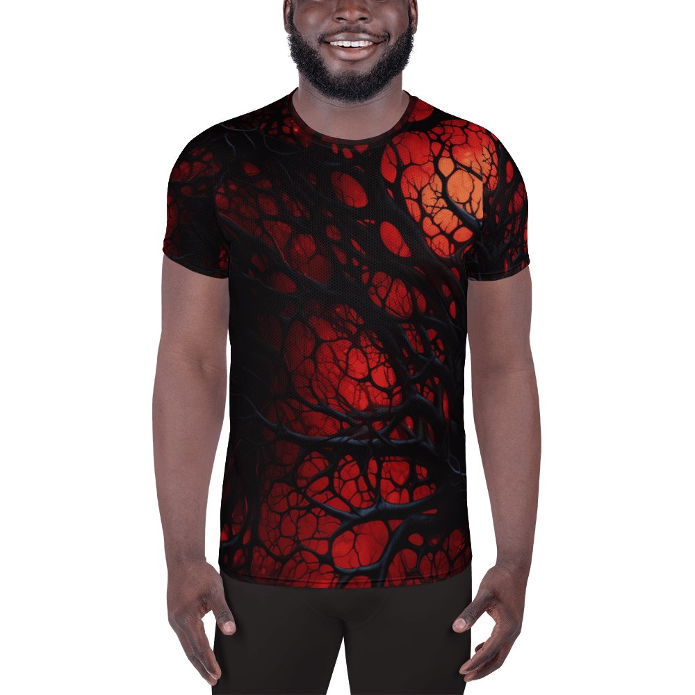 Sport T-Shirt für Herren "Inferno of Shadows" - Artexio