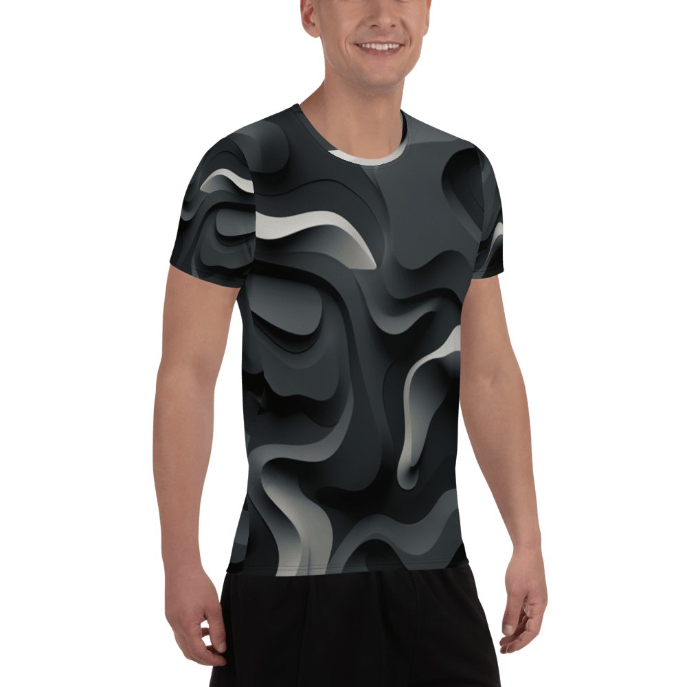 Sport T-Shirt für Herren "Monochrome Flow" - Artexio