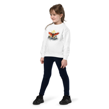 Sweatshirt mit Rundhalsausschnitt für Jugendliche "Firebird" - Artexio