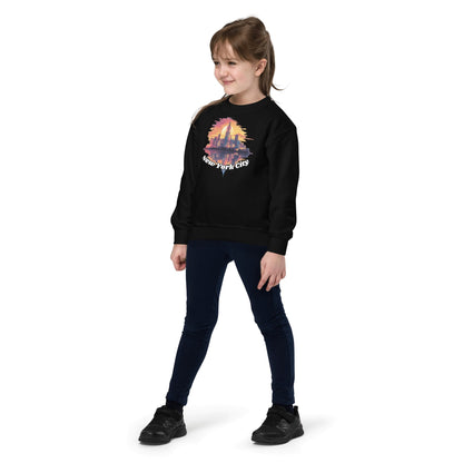 Sweatshirt mit Rundhalsausschnitt für Jugendliche "New York City" - Artexio