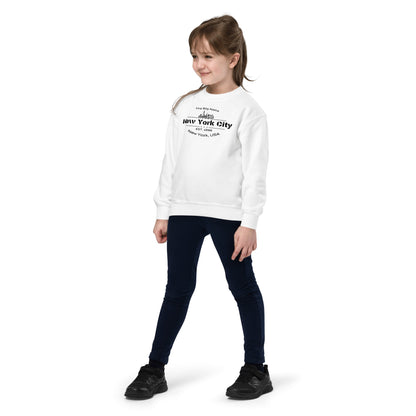 Sweatshirt mit Rundhalsausschnitt für Jugendliche "New York City" - Artexio