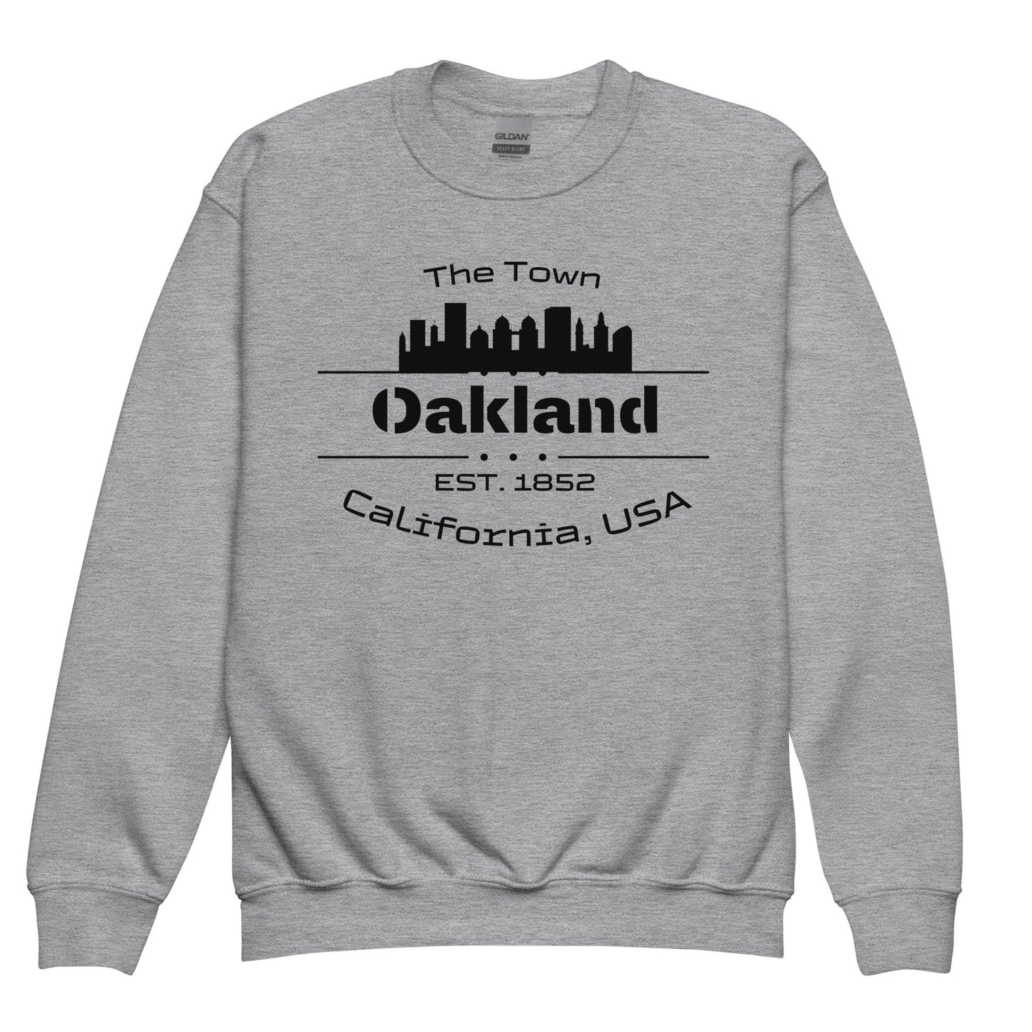 Sweatshirt mit Rundhalsausschnitt für Jugendliche "Oakland" - Artexio