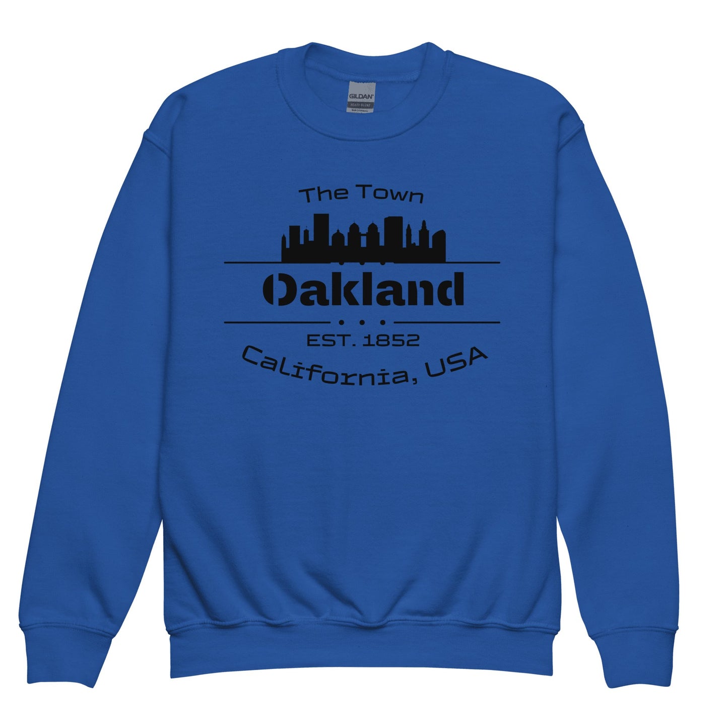 Sweatshirt mit Rundhalsausschnitt für Jugendliche "Oakland" - Artexio