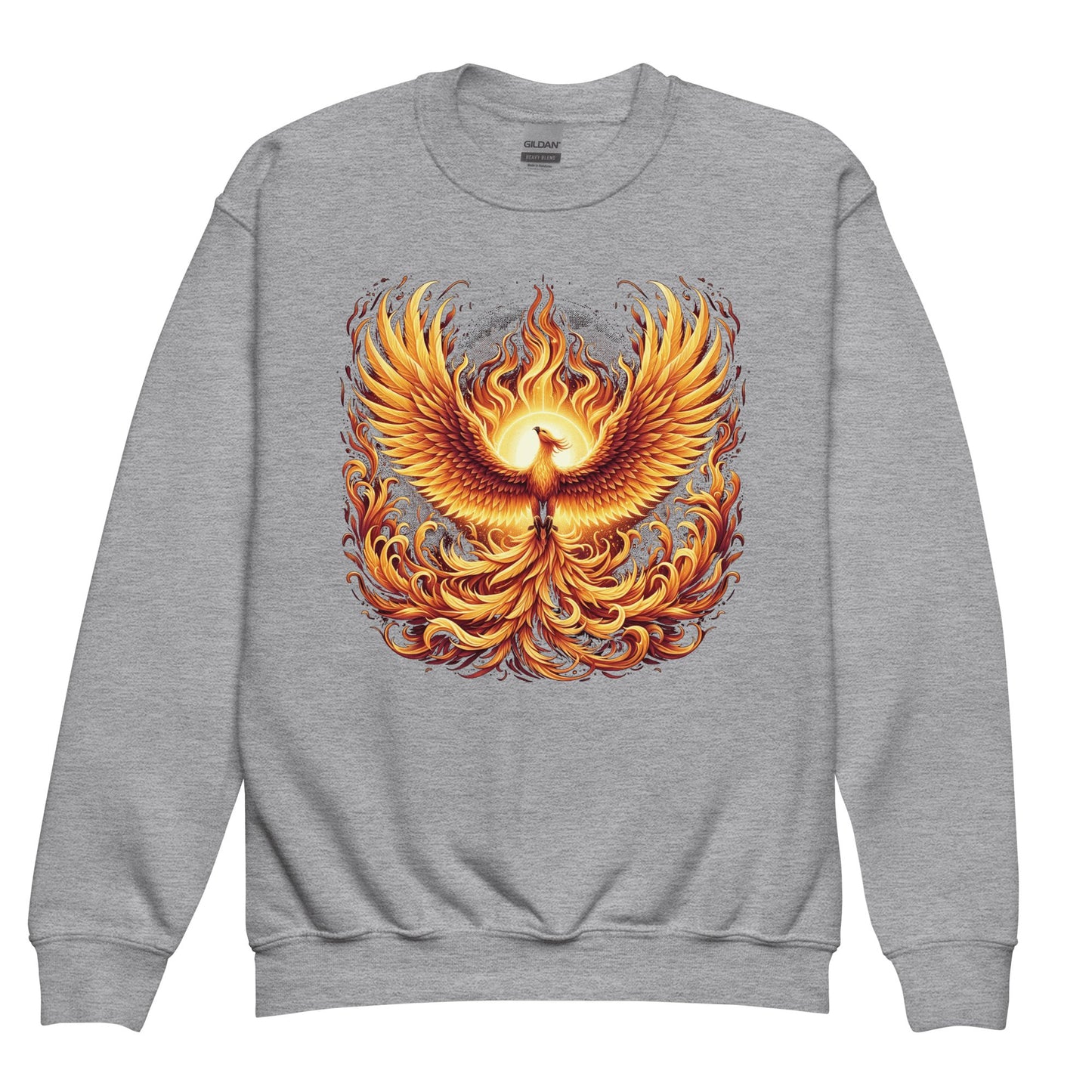 Sweatshirt mit Rundhalsausschnitt für Jugendliche "Phoenix" - Artexio