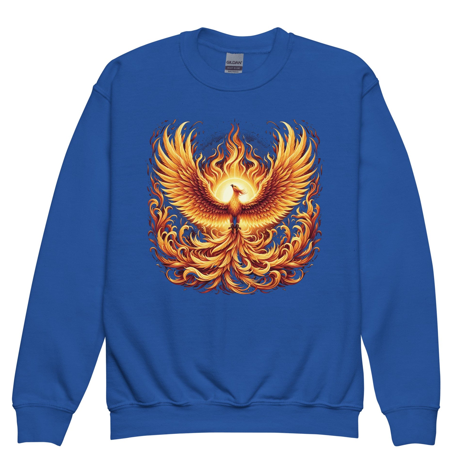 Sweatshirt mit Rundhalsausschnitt für Jugendliche "Phoenix" - Artexio