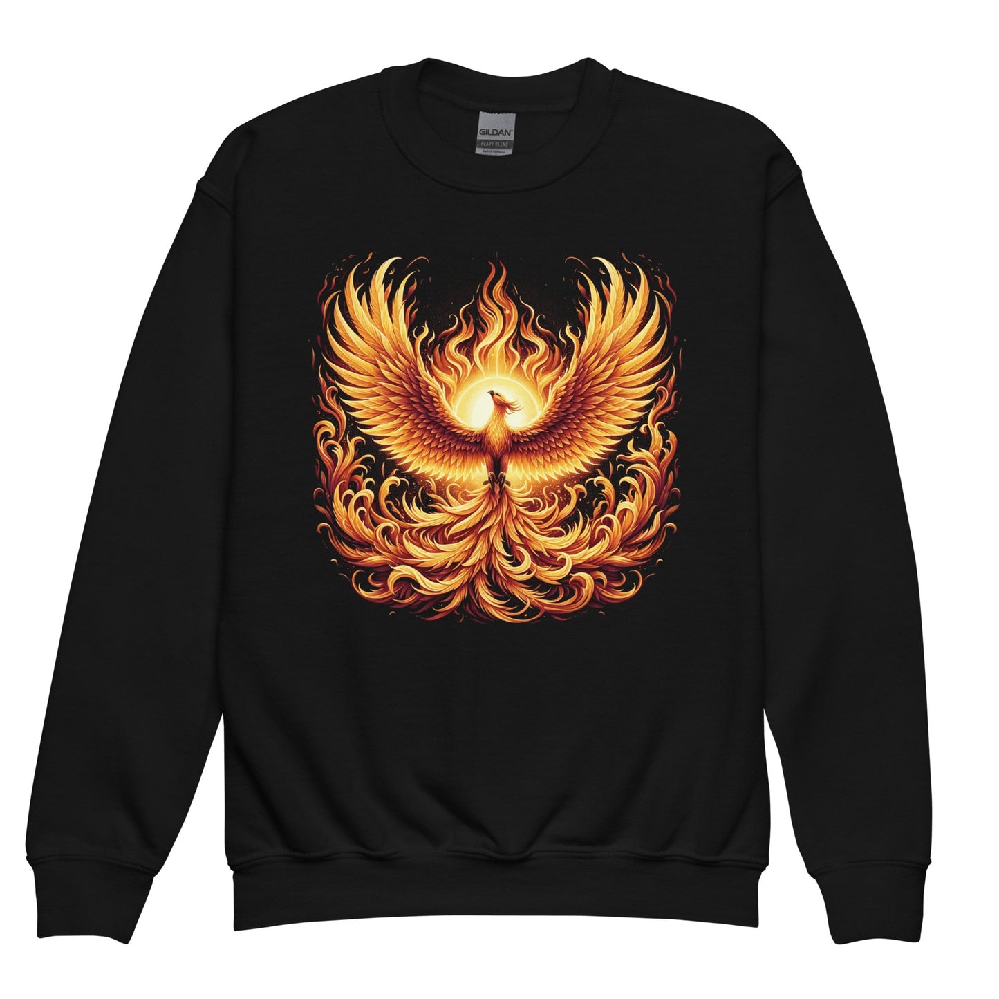 Sweatshirt mit Rundhalsausschnitt für Jugendliche "Phoenix" - Artexio