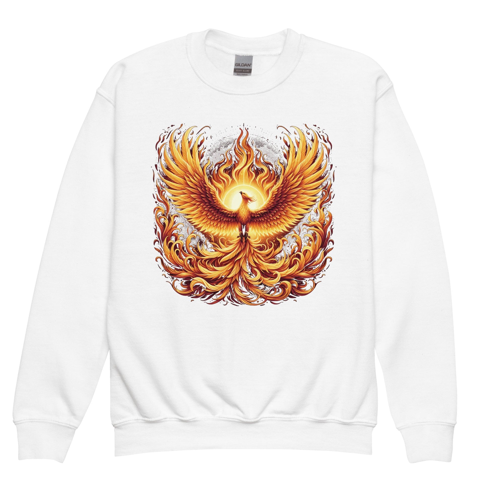 Sweatshirt mit Rundhalsausschnitt für Jugendliche "Phoenix" - Artexio