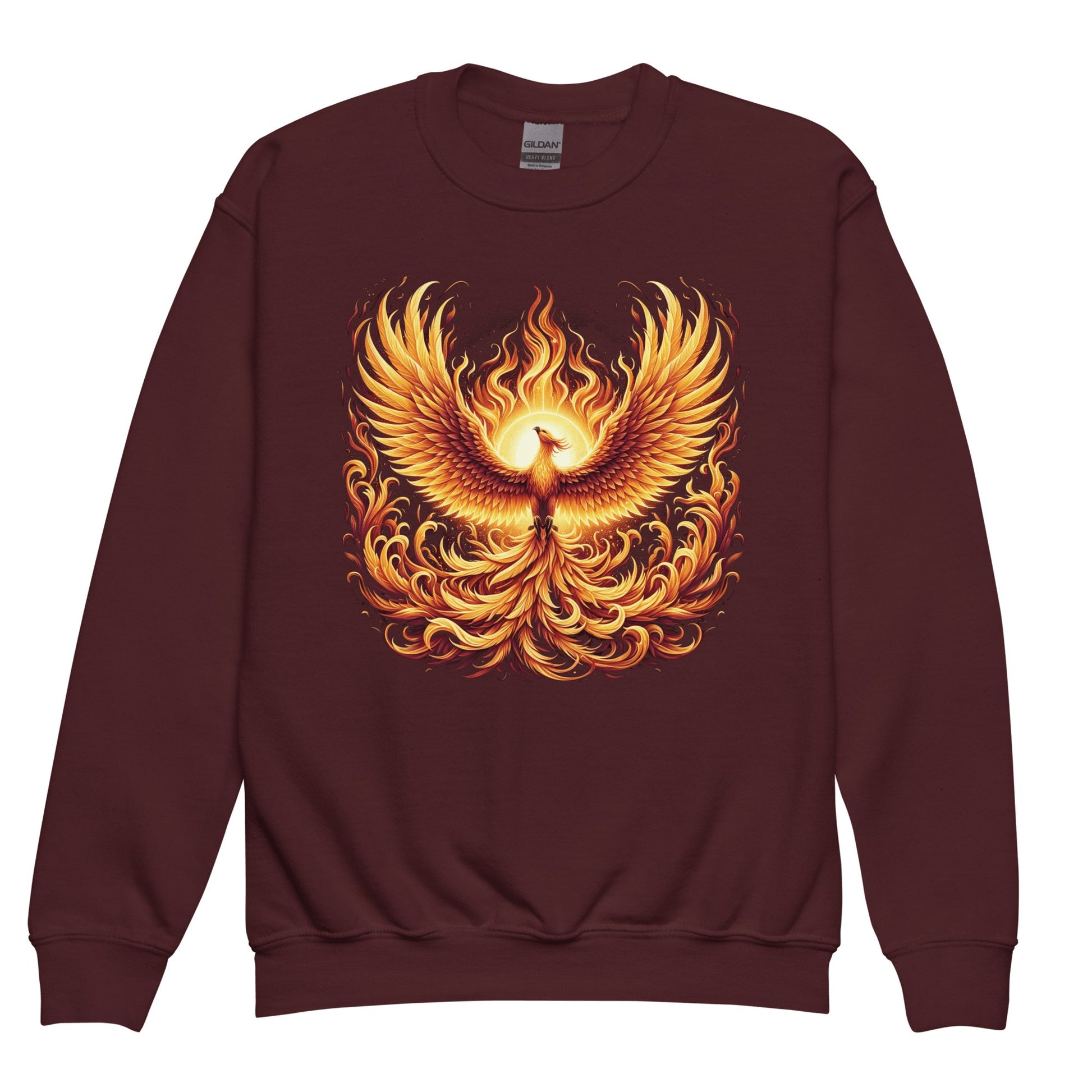 Sweatshirt mit Rundhalsausschnitt für Jugendliche "Phoenix" - Artexio