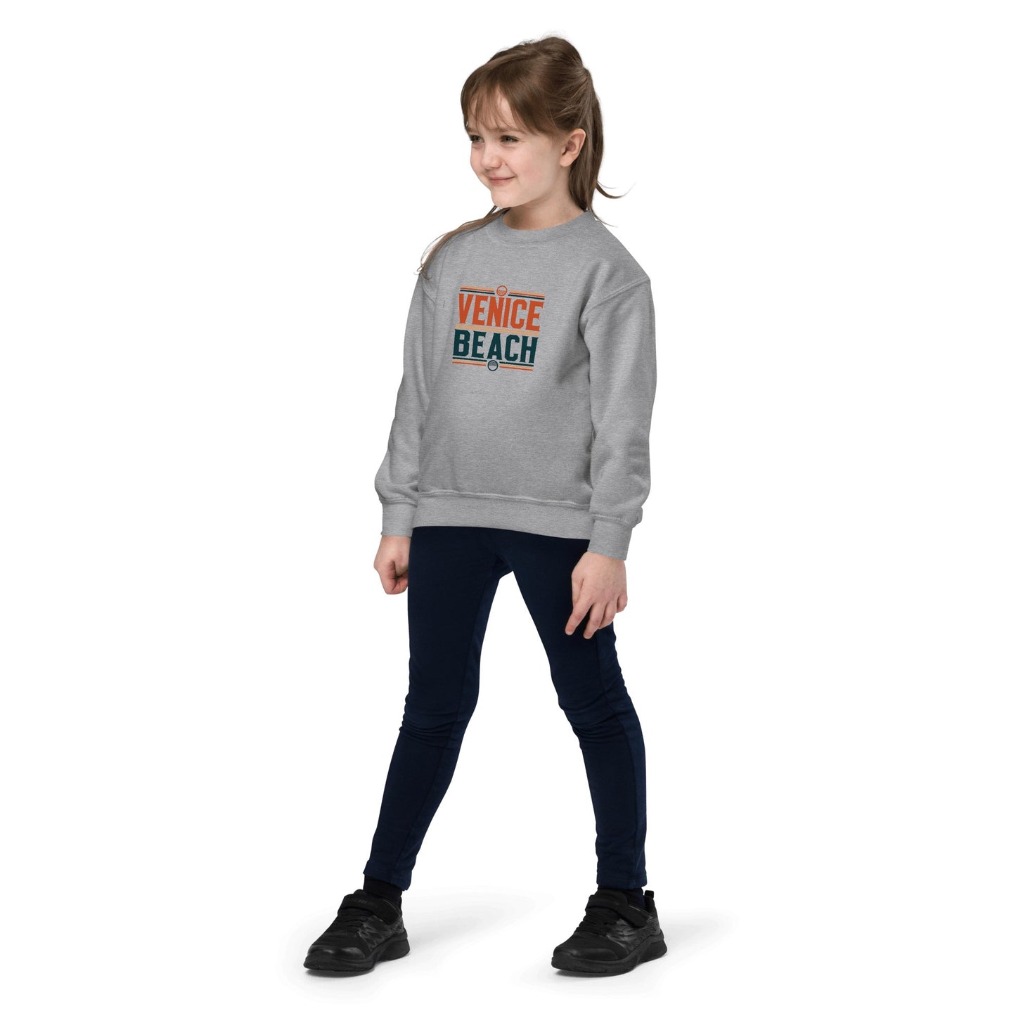 Sweatshirt mit Rundhalsausschnitt für Jugendliche "Venice Beach" - Artexio