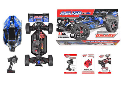Team Corally - ASUGA XLR 6S - RTR - Blau - 6S Brushless Power - No Battery - No Charger