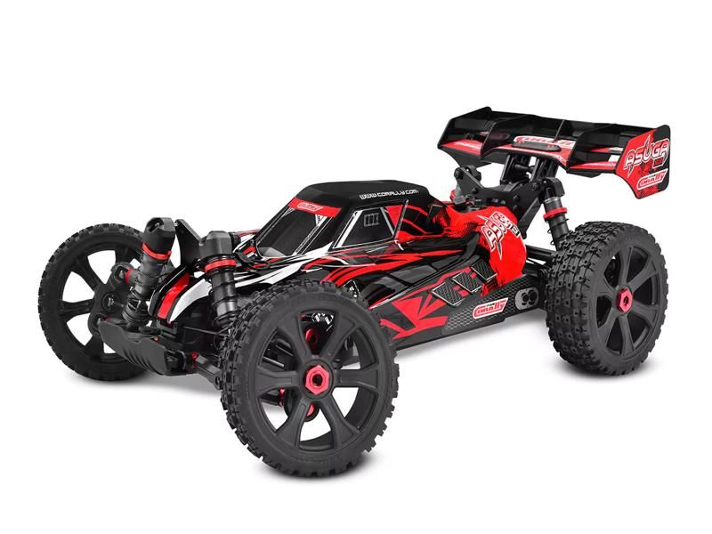 Team Corally - ASUGA XLR 6S - RTR - Rot - 6S Brushless Power - No Battery - No Charger