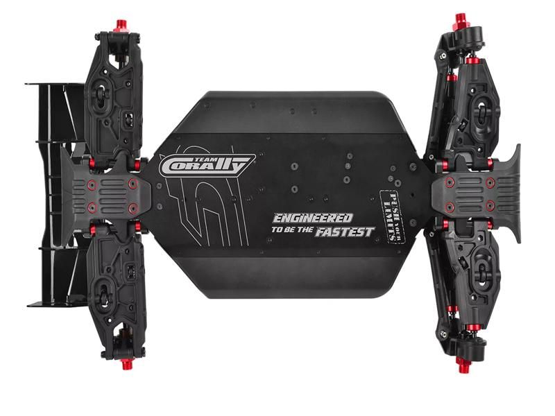 Team Corally - ASUGA XLR 6S - RTR - Rot - 6S Brushless Power - No Battery - No Charger