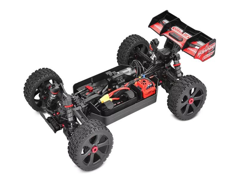 Team Corally - ASUGA XLR 6S - RTR - Rot - 6S Brushless Power - No Battery - No Charger