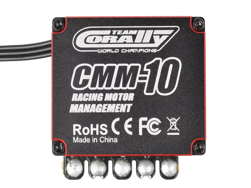 Team Corally CMM-10 Racing Regler - 2-3S - 220A - BEC 6-7.4V 5A - Sensored-Sensorless