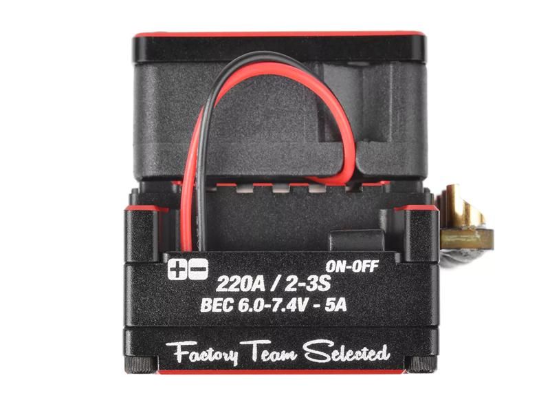 Team Corally CMM-10 Racing Regler - 2-3S - 220A - BEC 6-7.4V 5A - Sensored-Sensorless