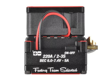 Team Corally CMM-10 Racing Regler - 2-3S - 220A - BEC 6-7.4V 5A - Sensored-Sensorless