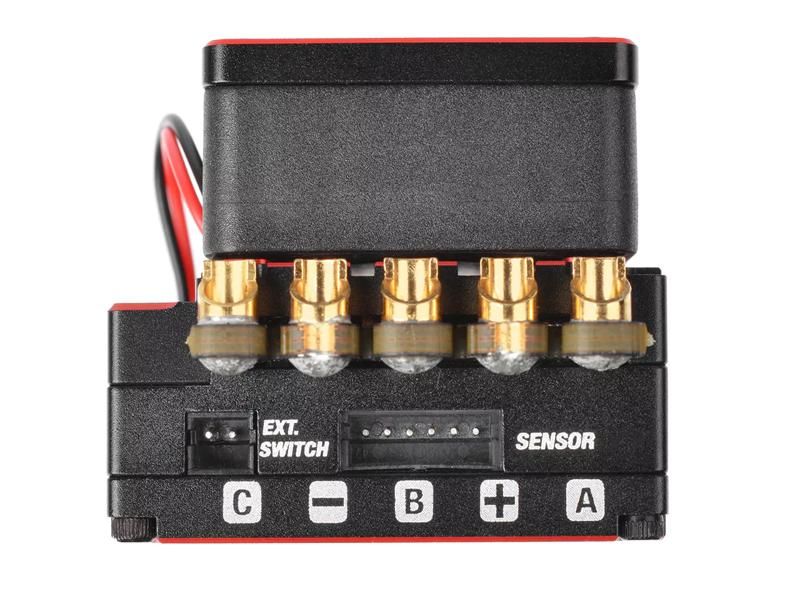 Team Corally CMM-10 Racing Regler - 2-3S - 220A - BEC 6-7.4V 5A - Sensored-Sensorless