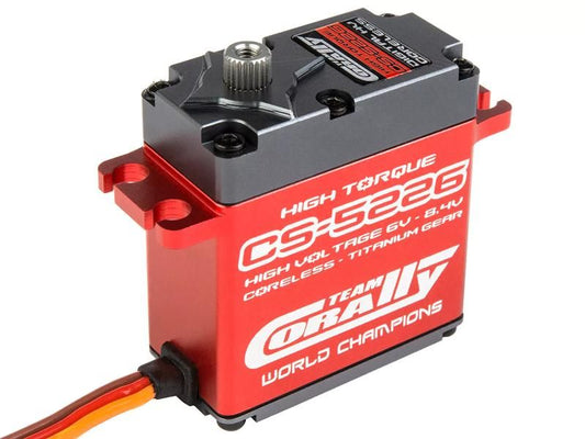Team Corally CS-5226 High Voltage Servo Coreless Motor-Titanium Getriebe - Alloy Case