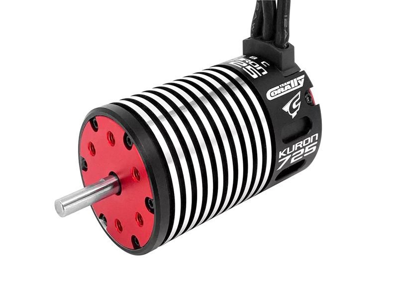 Team Corally Electric Motor - Kuron 725 - 4-Pole -2150 KV - Brushless - Sensorless - 1/8