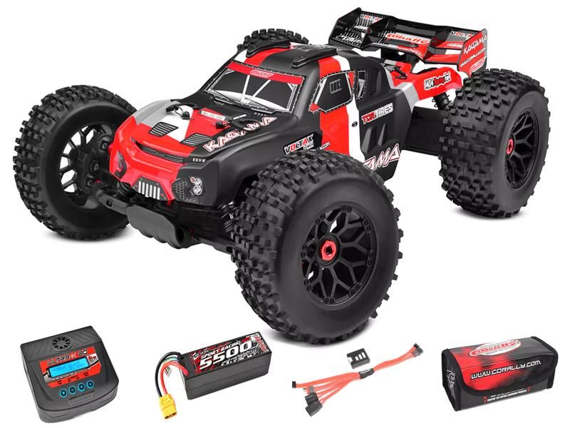 Team Corally Kagama XP 6S RTR – Drive’n Go Pack 4S – Rot