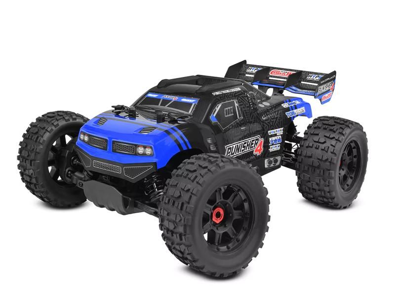 Team Corally - PUNISHER 4 - RTR - Blau - 4S Brushless Power (ohne Batterien + Ladegerät)