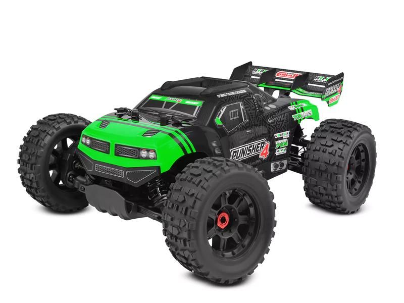Team Corally - PUNISHER 4 - RTR - Grün - 4S Brushless Power (ohne Batterien + Ladegerät)