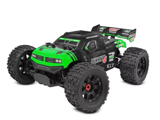 Team Corally - PUNISHER 4 - RTR - Grün - 4S Brushless Power (ohne Batterien + Ladegerät)
