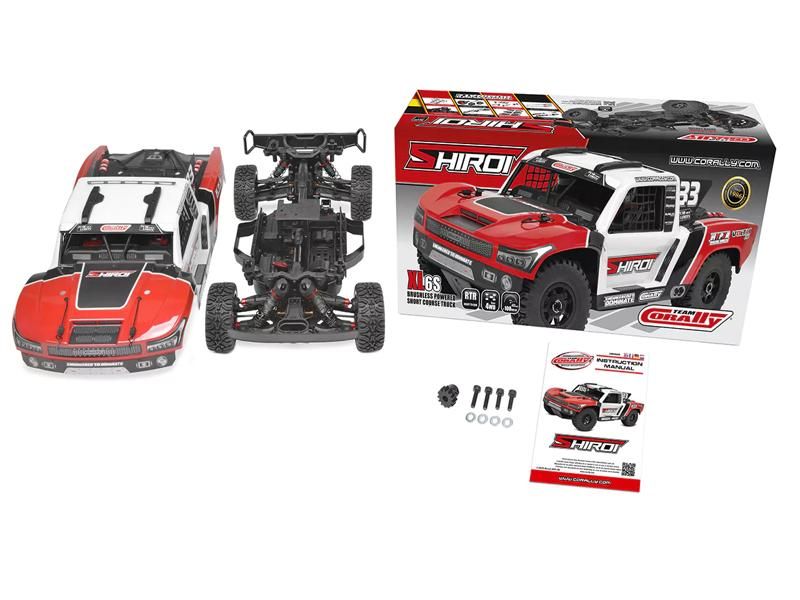 Team Corally SHIROI XP 6S - Roller Edition Rot - Short Course (ohne Elektronik)