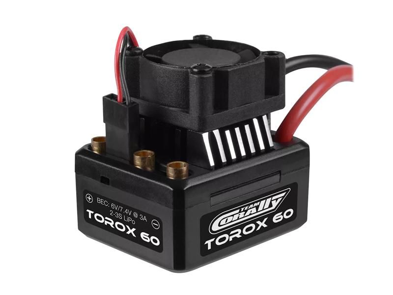Team Corally Speed Controller - Regler TOROX 60 - Brushless - 2 - 3S