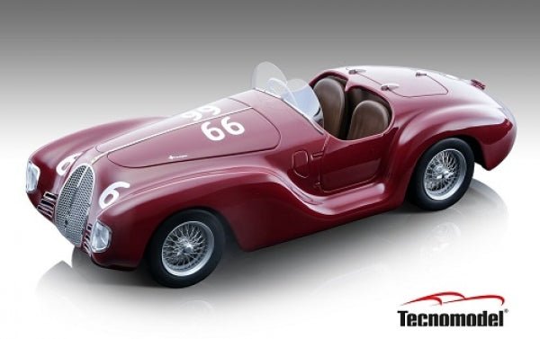 Tecnomodel Auto Avio Costruzioni Tipo 815 Mille Miglia 1940 #66 Driven by: Alberto Ascari/Giovanni Minozzi 1:18 Modell - Artexio