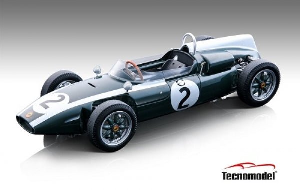 Tecnomodel Cooper T53 Climax Britsh GP 1960 Driven by: Bruce Mclaren 1:18 Modell - Artexio