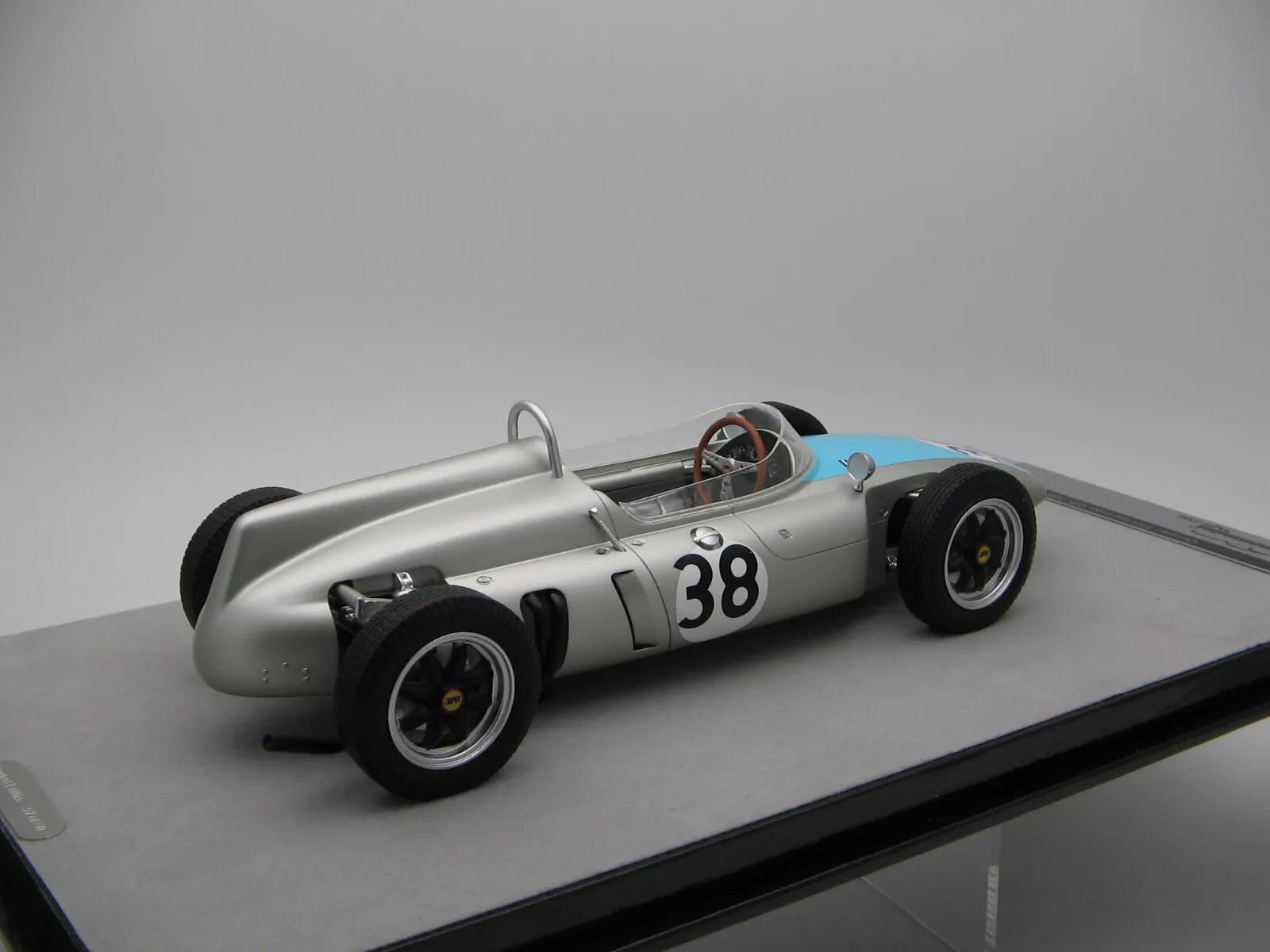 Tecnomodel Cooper T53 Climax German GP 1961 Driven by: Bernard Collomb 1:18 Modell - Artexio