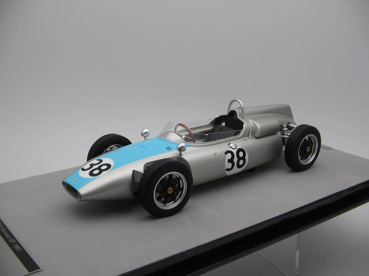 Tecnomodel Cooper T53 Climax German GP 1961 Driven by: Bernard Collomb 1:18 Modell - Artexio