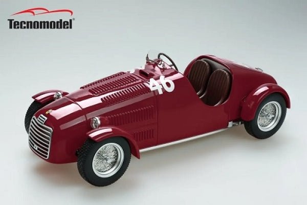 Tecnomodel Ferrari 125C 1947 Circuito Vigevano #46 Driven by: Franco Cortese 1:18 Modell - Artexio