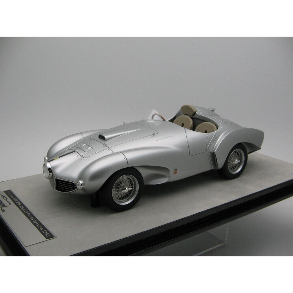 Tecnomodel Ferrari 166 MM Abarth Press Version 1953 - Metallic Silver 1:18 Modell - Artexio