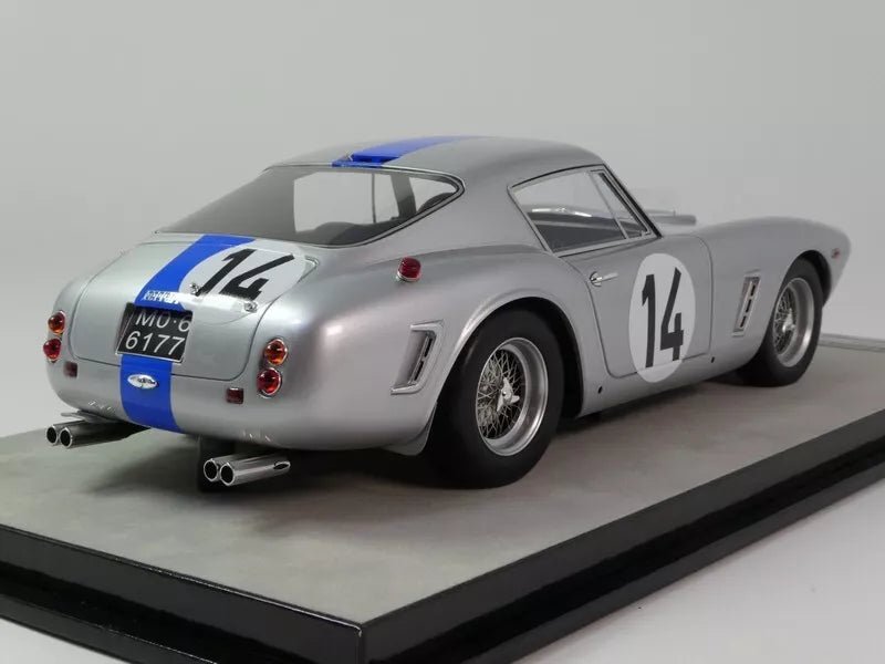 Tecnomodel Ferrari 250 GT SWB Le Mans 24h 1961 #14 Driven by: J. Guichet, P. Noblet 1:18 Modell - Artexio