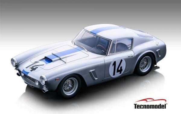 Tecnomodel Ferrari 250 GT SWB Le Mans 24h 1961 #14 Driven by: J. Guichet, P. Noblet 1:18 Modell - Artexio