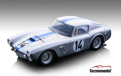 Tecnomodel Ferrari 250 GT SWB Le Mans 24h 1961 #14 Driven by: J. Guichet, P. Noblet 1:18 Modell - Artexio