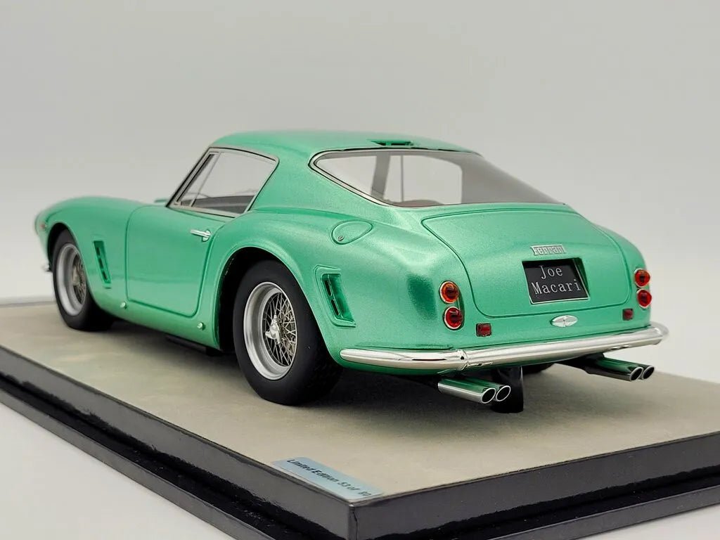 Tecnomodel Ferrari 250 GT SWB Stradale Enzo Ferrari personal car - Parioli metallic green 1:18 Modell - Artexio