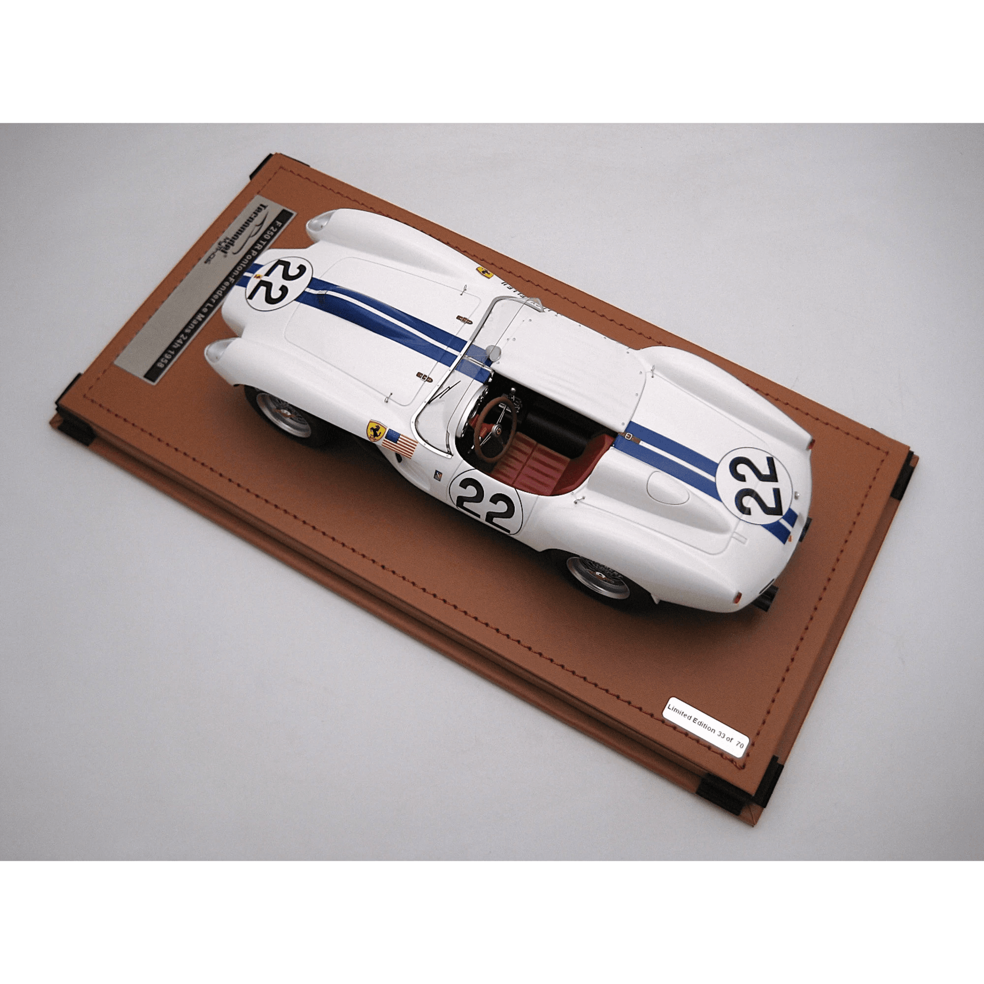 Tecnomodel Ferrari 250 TR Ponton - Fender 22 Le Mans 24h 1958 E. Hugus - E. Erickson 1:18 Modell
