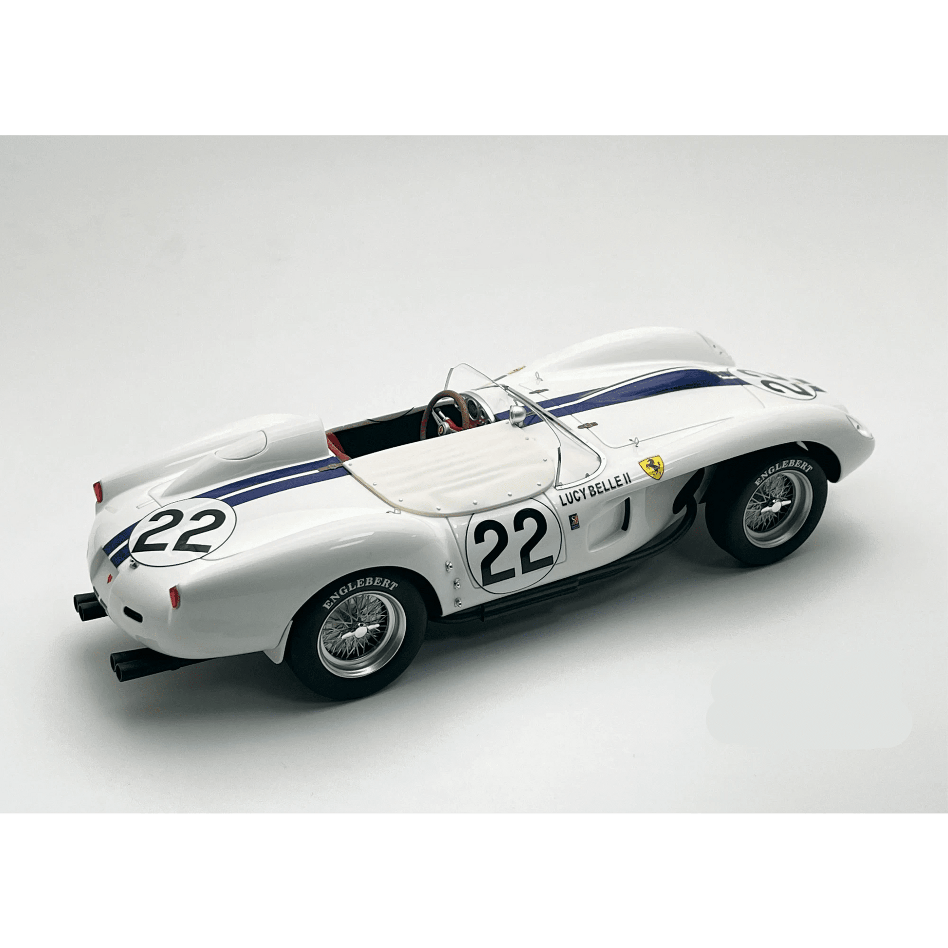 Tecnomodel Ferrari 250 TR Ponton - Fender 22 Le Mans 24h 1958 E. Hugus - E. Erickson 1:18 Modell
