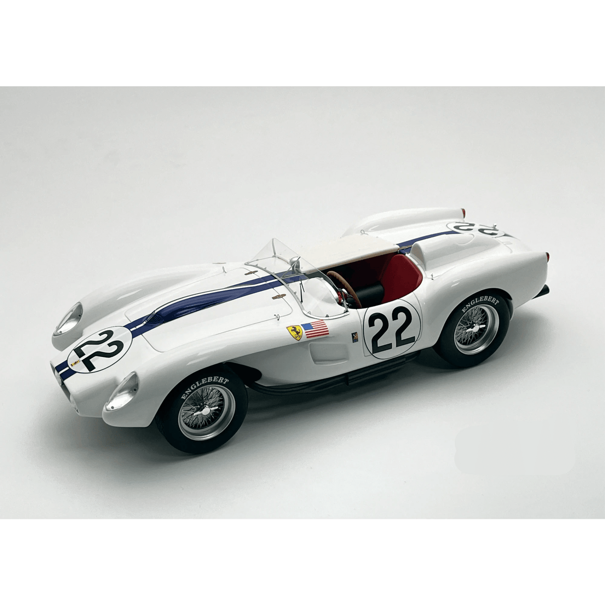 Tecnomodel Ferrari 250 TR Ponton-Fender #22 Le Mans 24h 1958 E. Hugus - E. Erickson 1:18 Modell
