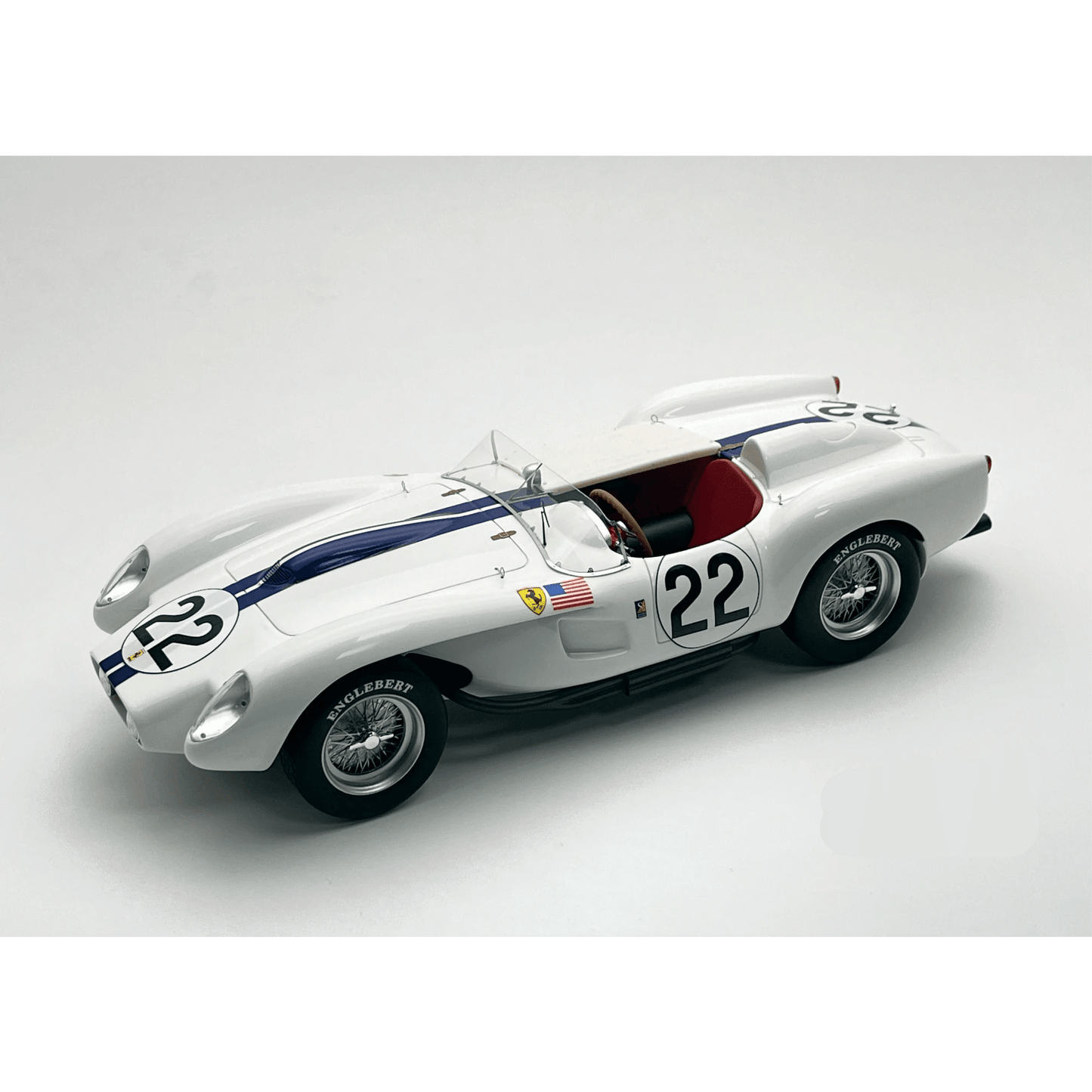 Tecnomodel Ferrari 250 TR Ponton - Fender 22 Le Mans 24h 1958 E. Hugus - E. Erickson 1:18 Modell