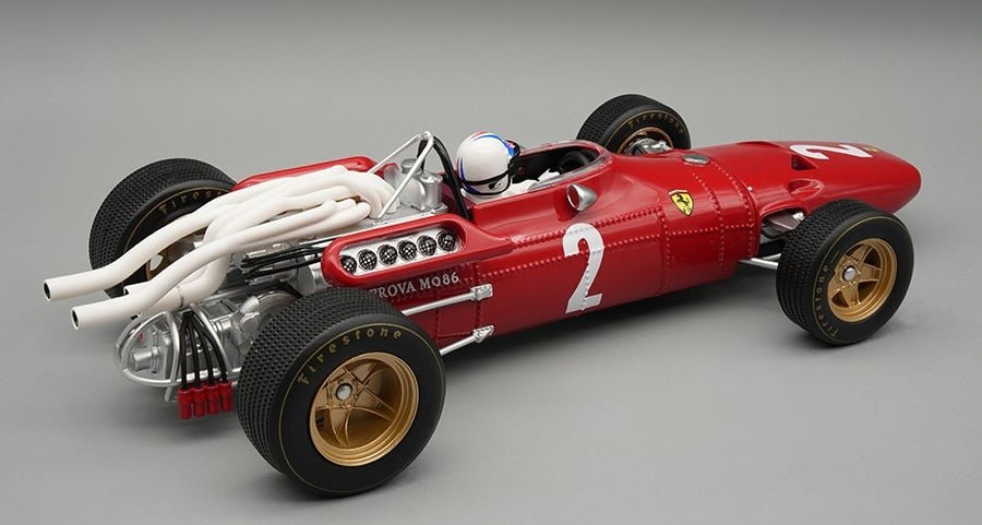 Tecnomodel Ferrari 312 F1-67 1967 Italian GP #2 Driven by: C. Amon - with driver figure 1:18 Modell