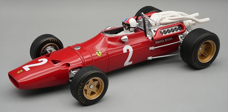 Tecnomodel Ferrari 312 F1-67 1967 Italian GP #2 Driven by: C. Amon - with driver figure 1:18 Modell