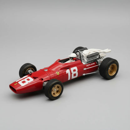 Tecnomodel Ferrari 312 F1-67 1967 Monaco GP #18 Driven by: Lorenzo Bandini - with driver figure 1:18 Modell